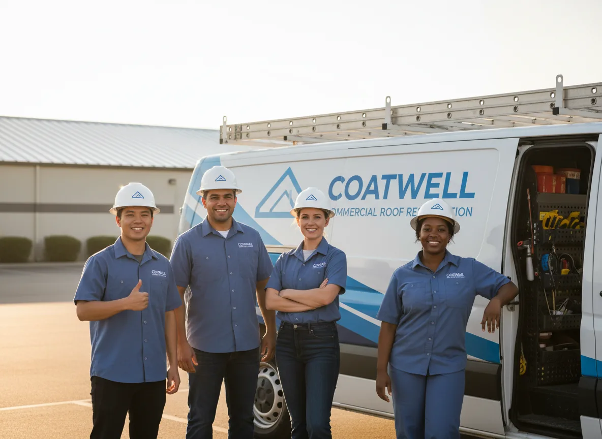 Commercial roof coating company in Bellflower, MO